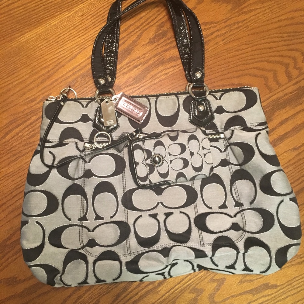 AUTHENTIC COACH BAG AND WALLET